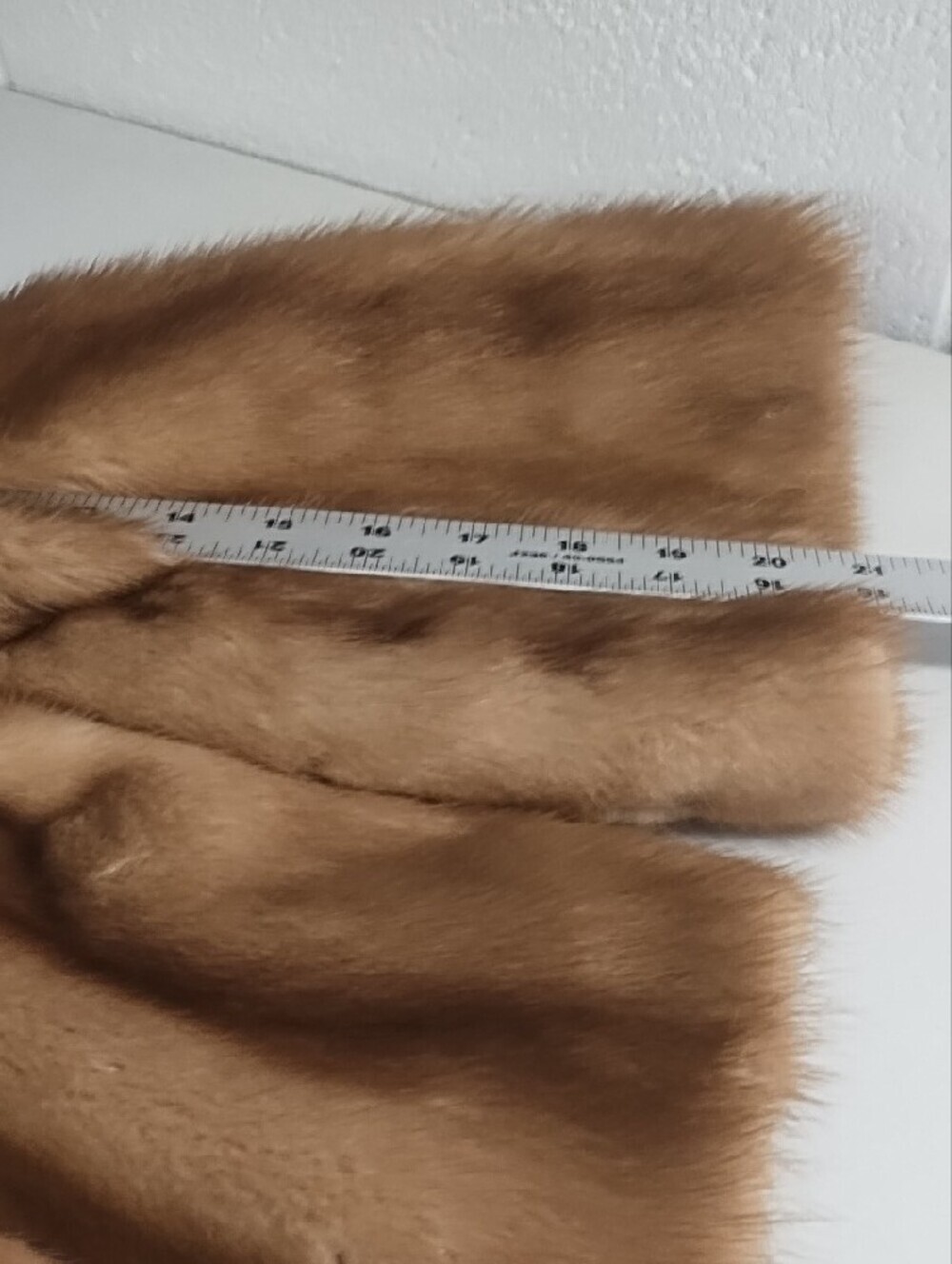 Luxury Classic Genuine Mink Fur Cropped Swing Jacket in Autumn Haze Pockets - Picture 9 of 16